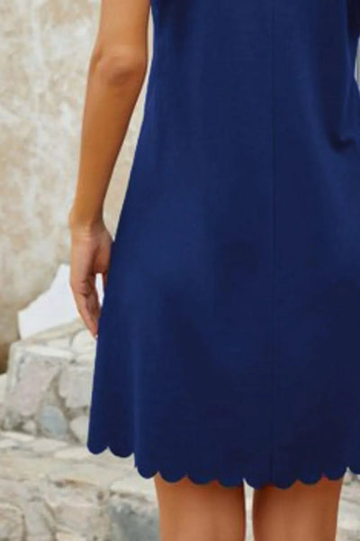 Mock Neck Sleeveless Mini Dress - Your Second Look
