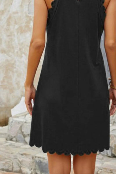 Mock Neck Sleeveless Mini Dress - Your Second Look