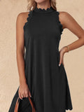 Mock Neck Sleeveless Mini Dress - Your Second Look