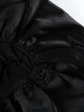 Off - Shoulder Ruffle Hem Mini Dress - Your Second Look