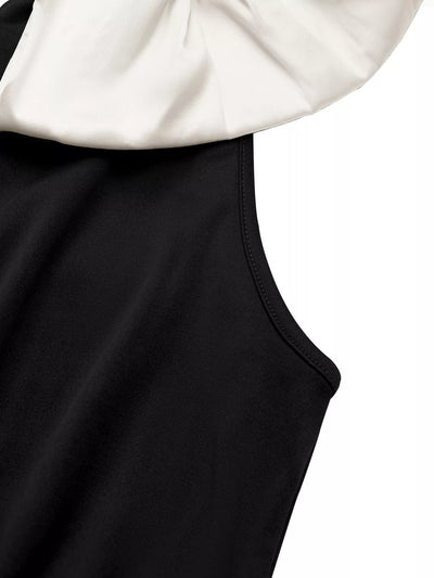 One - Shoulder Bowknot Wide Leg Jumpsuit - Your Second Look