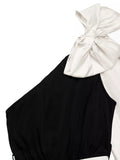 One - Shoulder Bowknot Wide Leg Jumpsuit - Your Second Look