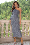 One - Shoulder Long Sleeve Dress - Your Second Look