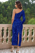 One - Shoulder Long Sleeve Dress - Your Second Look