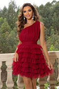 One - Shoulder Sleeveless Dress - Your Second Look