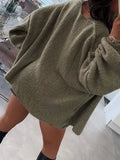 Open Front Dropped Shoulder Cardigan - Your Second Look