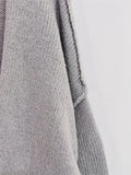Open Front Dropped Shoulder Cardigan - Your Second Look