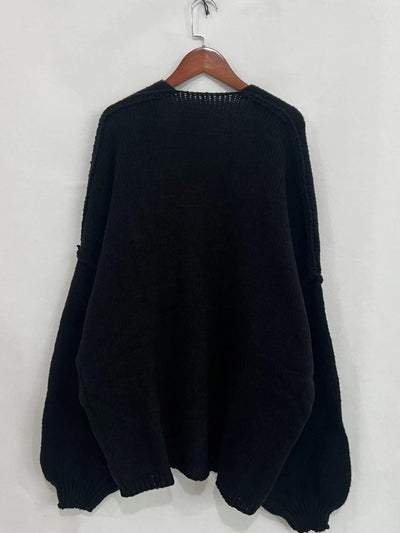 Open Front Dropped Shoulder Cardigan - Your Second Look