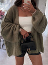 Open Front Dropped Shoulder Cardigan - Your Second Look