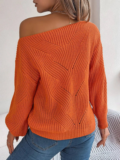 Openwork Long Sleeve Sweater - Your Second Look
