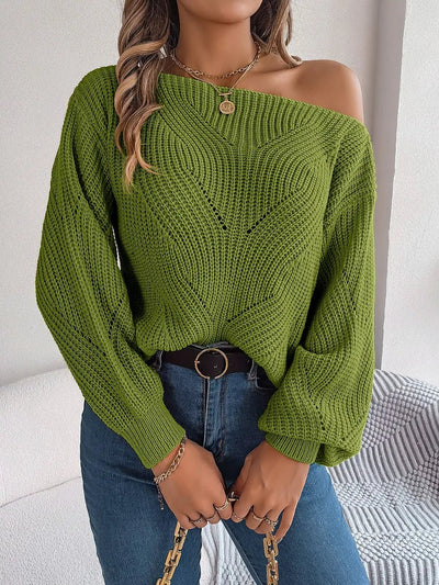 Openwork Long Sleeve Sweater - Your Second Look