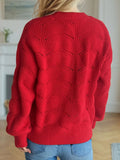 Openwork Round Neck Sweater - Your Second Look