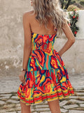 Paisley Print Halter Neck Mini Dress - Your Second Look