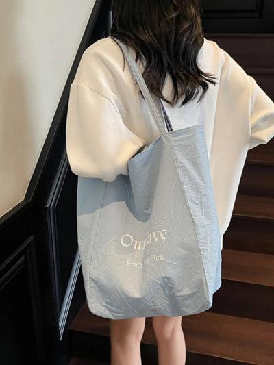 Plaid Pattern Tote Bag - Your Second Look
