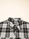 Plaid Print Chest Pockets Buttoned Shirt - Your Second Look