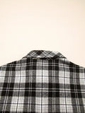 Plaid Print Chest Pockets Buttoned Shirt - Your Second Look