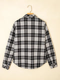 Plaid Print Chest Pockets Buttoned Shirt - Your Second Look