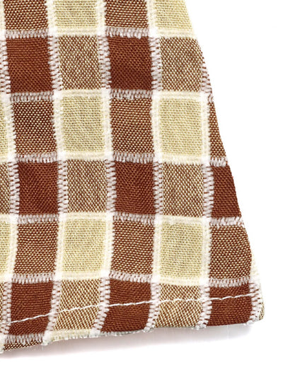 Plaid Smocked Tube Top - Your Second Look