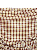 Plaid Smocked Tube Top - Your Second Look