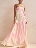 Playful Print Tube Maxi Dress - Your Second Look