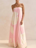 Playful Print Tube Maxi Dress - Your Second Look