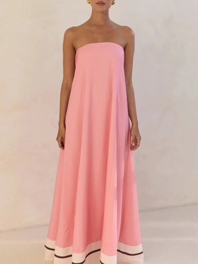 Playful Print Tube Maxi Dress - Your Second Look