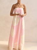 Playful Print Tube Maxi Dress - Your Second Look