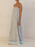 Playful Print Tube Maxi Dress - Your Second Look