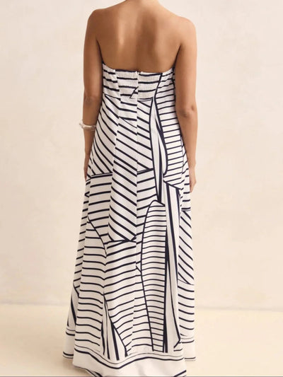 Playful Print Tube Maxi Dress - Your Second Look