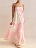 Playful Print Tube Maxi Dress - Your Second Look