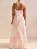 Playful Print Tube Maxi Dress - Your Second Look