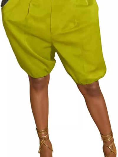 Pleated Detail High Waist Shorts - Your Second Look