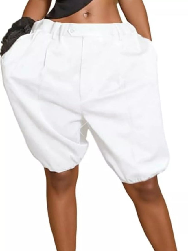 Pleated Detail High Waist Shorts - Your Second Look