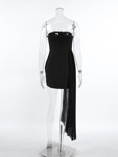 Pleated Detail Tube Mini Dress - Your Second Look