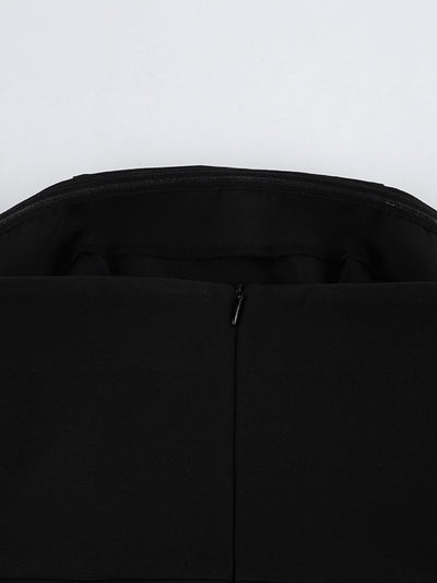 Pleated Detail Tube Mini Dress - Your Second Look