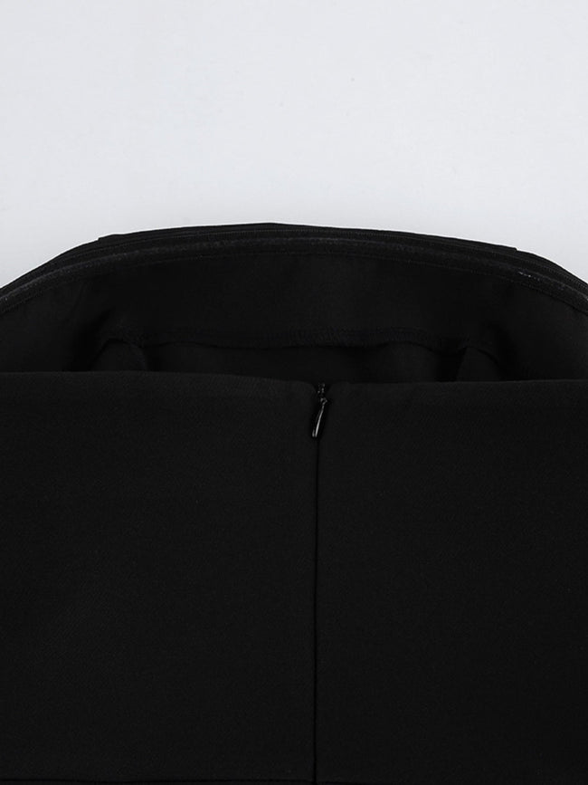 Pleated Detail Tube Mini Dress - Your Second Look