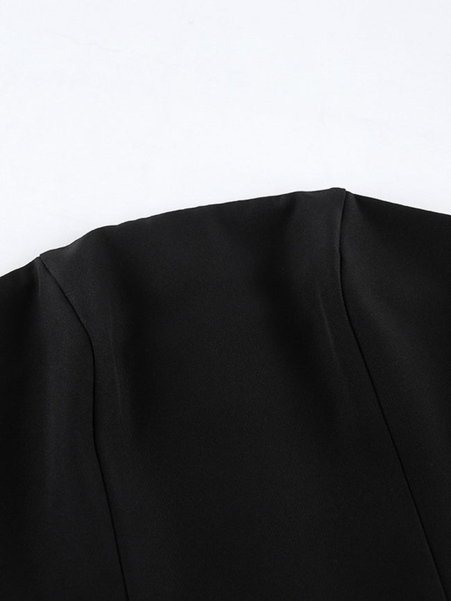 Pleated Detail Tube Mini Dress - Your Second Look