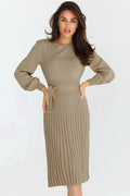 Pleated Sweater Dress - Your Second Look