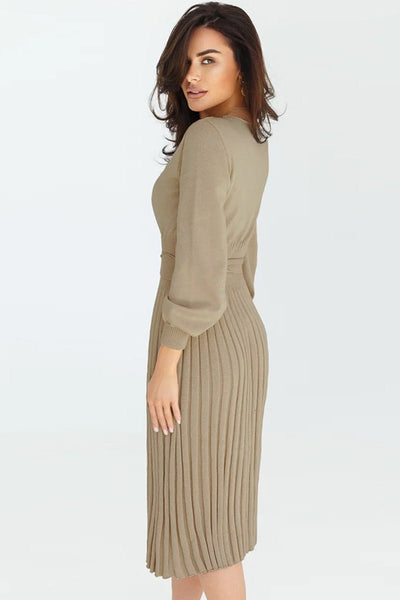 Pleated Sweater Dress - Your Second Look