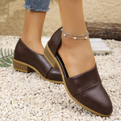 Point Toe Block Heel Loafers - Your Second Look