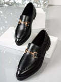 Point Toe Block Heels Loafers - Your Second Look