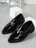 Point Toe Block Heels Loafers - Your Second Look