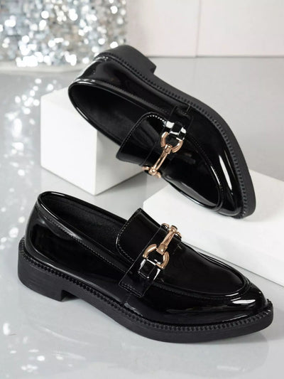 Point Toe Block Heels Loafers - Your Second Look