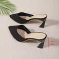 Point Toe Flare Heels Sandals - Your Second Look