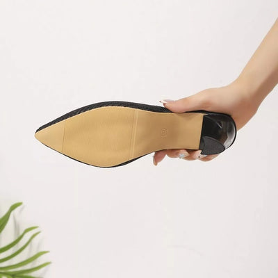 Point Toe Flare Heels Sandals - Your Second Look