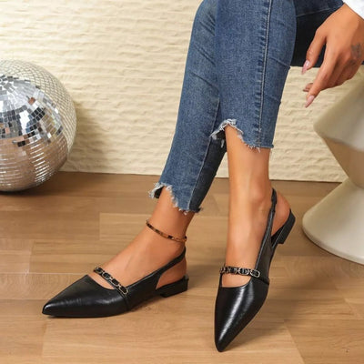 Point Toe Slingback Sandals - Your Second Look