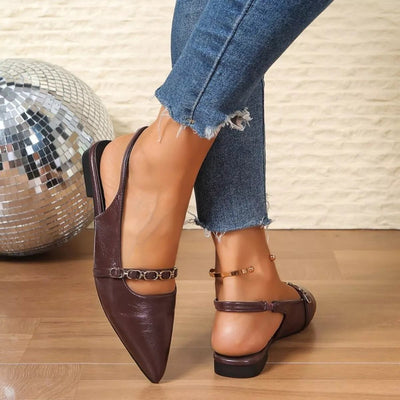 Point Toe Slingback Sandals - Your Second Look
