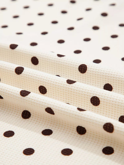 Polka Dot Top and Joggers Lounge Set - Your Second Look