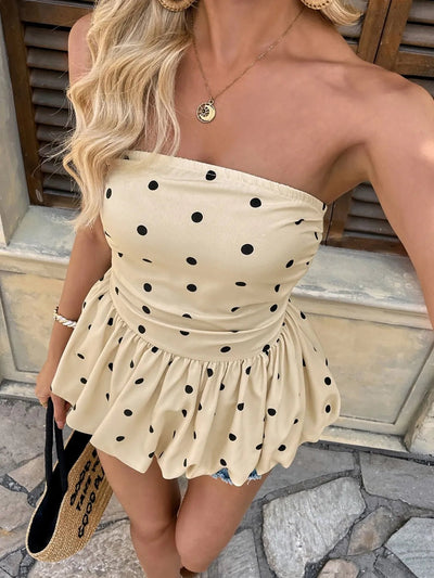 Polka Dot Tube Top - Your Second Look
