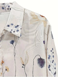 Printed Long Sleeve Blouse - Your Second Look